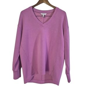 Spanx Air Essentials Tencel Brushed VNeck Tunic Sweater Medium